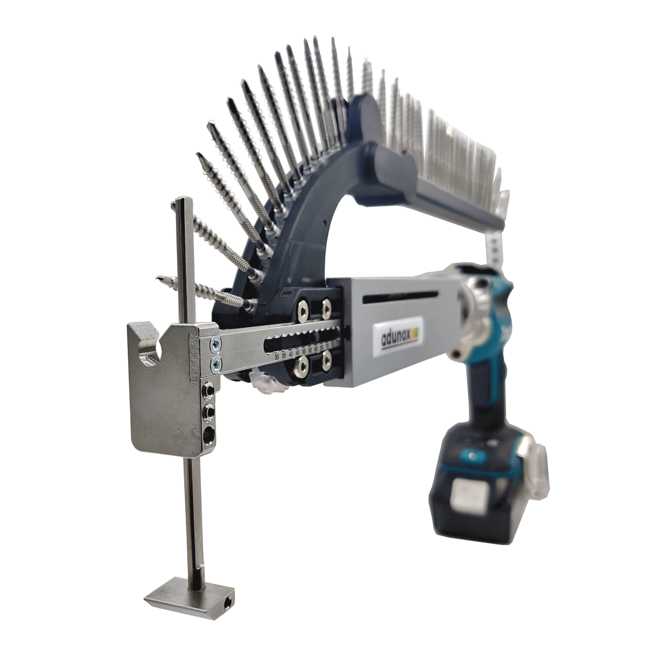 Multi-Distance-Anschlag MDA120 für adunox® Magazinschrauberaufsatz LV25-80