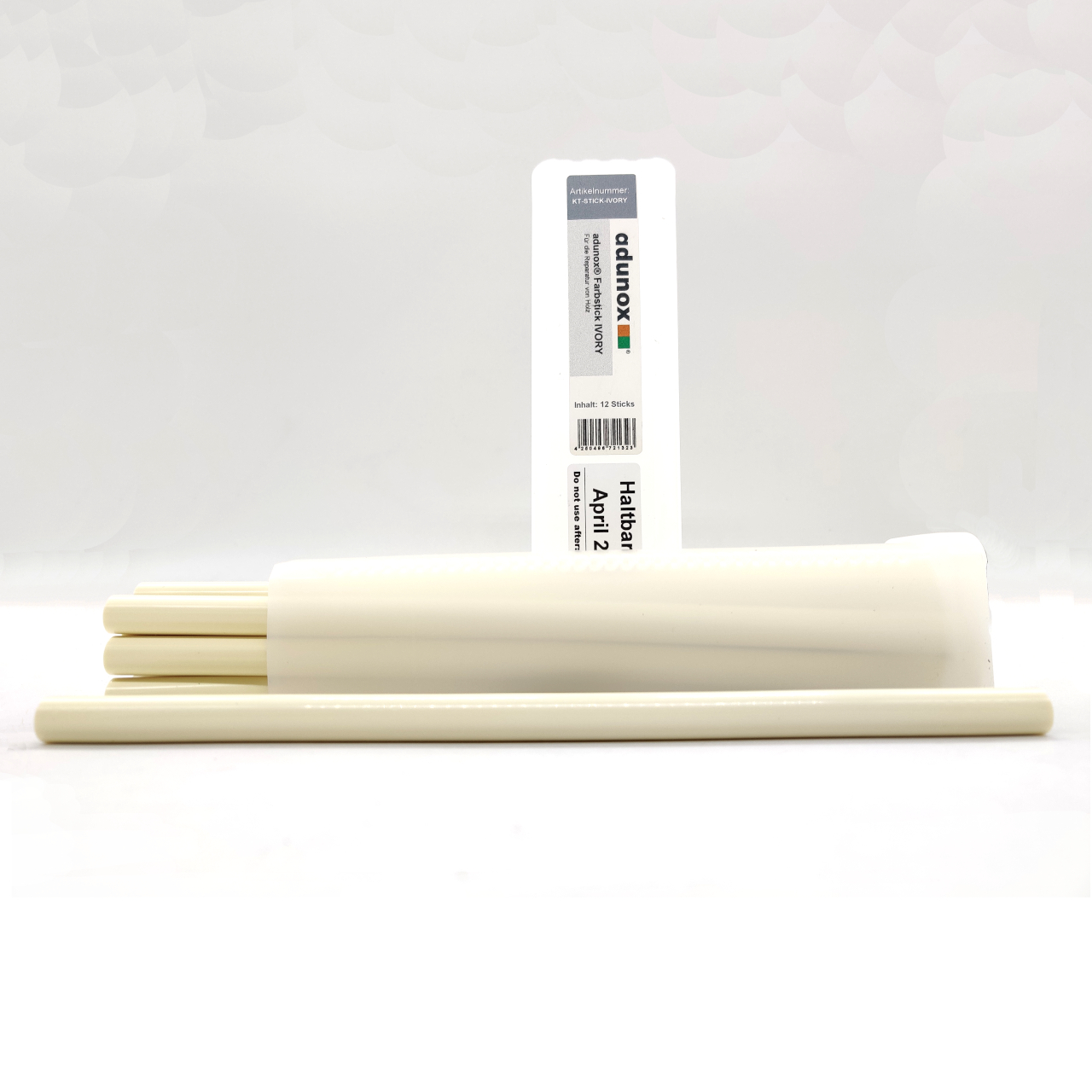 adunox® Farbsticks für die Reparatur von Holz | IVORY | 12 Sticks