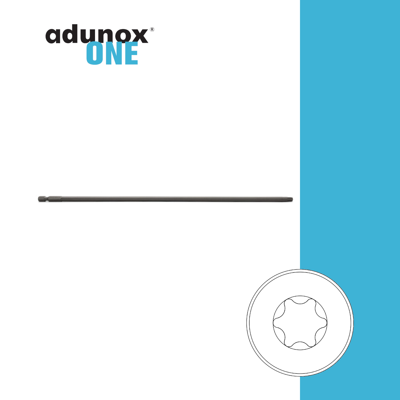 Bit TX30 | Ø 6 mm | 300 mm - für adunox-ONE-XL