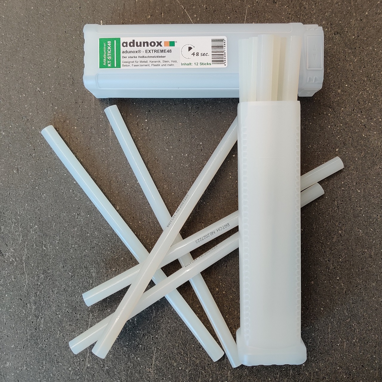 adunox®-EXTREME48 Heißschmelzkleber | 12 Sticks
