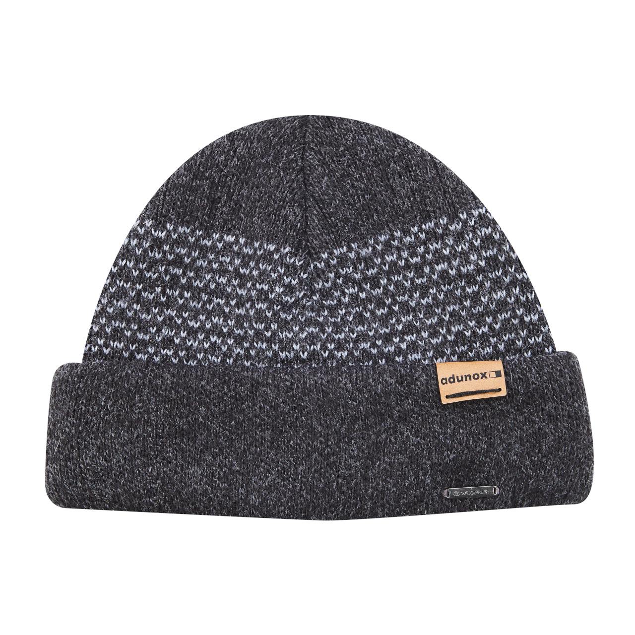 adunox® Strickmütze Grau