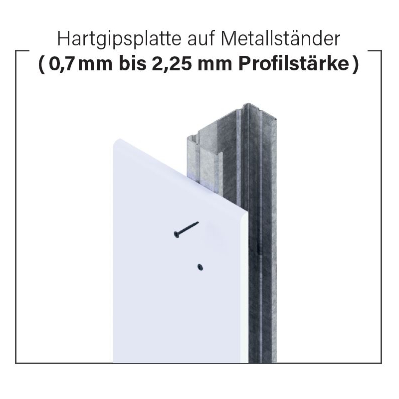 Knauf® Diamantschrauben XTB | phosphatiert | Bohrspitze | Langband | 3,9x38 | 500 Stk